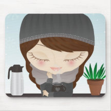 Heißes Getränk Mousepads