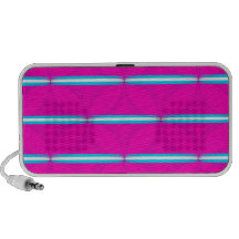Heißes Rosa-Kreis-Polka-Punkt-Diamant-aquamarine S Mp3 Lautsprecher