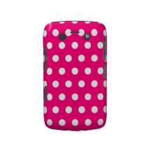Heißes Rosa-Polka-Punkt-BlackBerry-Kasten Blackberry Hüllen