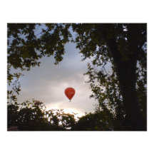 Heißluft-Ballon Personalisierte Ankündigung