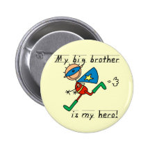 Held-Bruder-T-Shirts und Geschenke Buttons