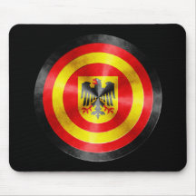 Held-Schild Kapitän-Deutschland Mousepads