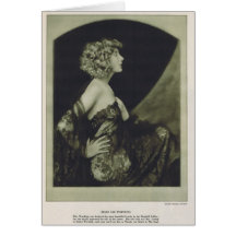 Helen-Lee Worthing 1925 Vintage Porträtkarte