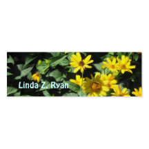 Heliopsis "Sommer Sun " Visitenkarten Vorlage