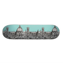 Hellblaue italienische Tinte Personalisierte Skateboarddecks