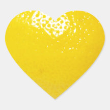 Helle gelbe Zitrone Sticker