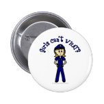 Heller Polizeibeamte Button