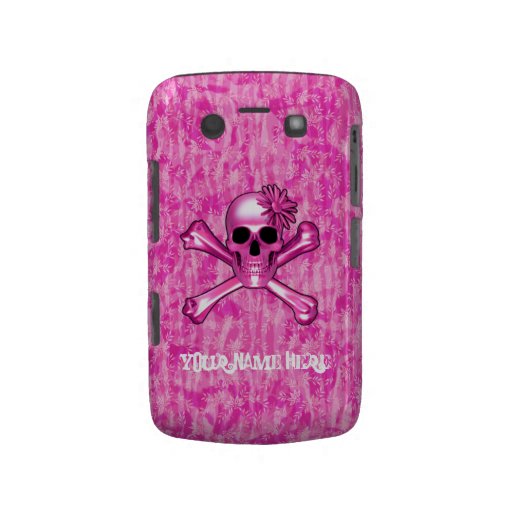 Helles rosa Schädel-BlackBerry-mutiger Kasten Blackberry Bold Etuis