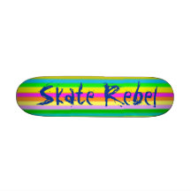 Helles Streifen-Skateboard Skateboardbretter