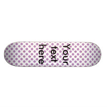 Hellpurpurnes Tupfenmuster Personalisiertes Deck