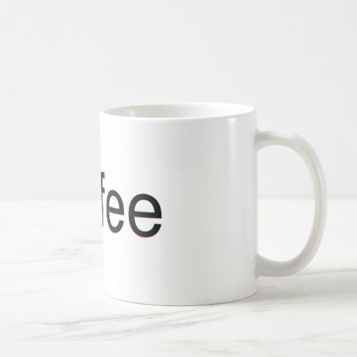 Helvetica gegen arial Kaffeetasse
