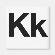 HelveticaKk Kühlschrankmagnet