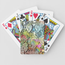 Hennastrauch vieler Schichten Poker Karten
