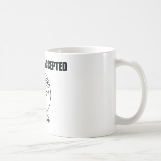 Herausforderung angenommen kaffeetasse