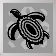 Herausgeschnittene Schildkröte-Plakate