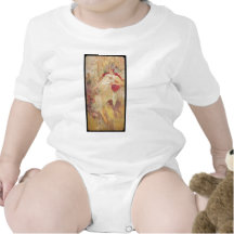 Herbst Alphonse Mucha Automne Baby Strampelanzug