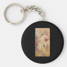 Herbst Alphonse Mucha Automne Schlüsselband