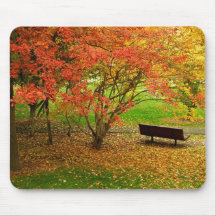 Herbst-Bank Mauspads