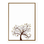Herbst-Baum-Postkarte postkarten