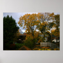 Herbst-Blätter Plakatdruck