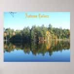 Herbst-Farbplakatdruck