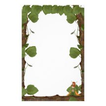 Herbst-feenhafte Kürbis-Hütte Personalisiertes Druckpapier
