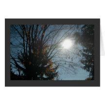 Herbst-Himmel Grußkarten