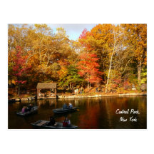 Herbst im Central Park (Farbe) Postkarten
