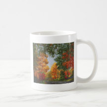 Herbst in den Vororten Kaffeetasse