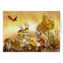 Herbsttiere Karten