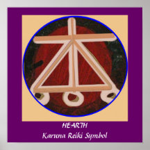 HERD - Karuna Reiki heilendes Symbol Plakatdrucke