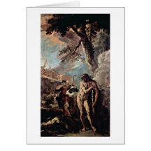 Herkules und Cacus durch Sebastiano Ricci Karten