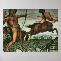 Herkules und Nessus durch Franz von Stuck Posterdrucke