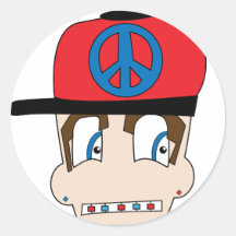 Herr Rap Stickers (6 im Satz)