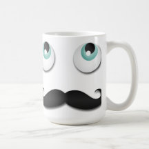Herr stache kaffee tassen