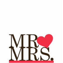 Herr u. Frau Heart Cake Topper Foto Figur