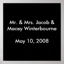 Herr u. Frau Jakob u. Macey WinterbourneMay 10, 20 Posterdrucke