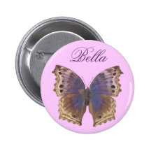 Herrlicher lila Schmetterling Anstecknadel
