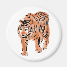 Herumstreichender Tiger Magnete
