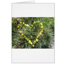 Herz aus Blumen Grußkarten