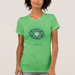 Herz Chakra amerikanische Kleidergeldstrafe Jersey T Shirt