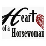 Herz eines Horsewoman Einladungskarten