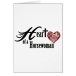 Herz eines Horsewoman Karten