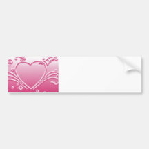 Herz-Explosion Auto Sticker