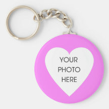 Herz-GrenzeKeychain Schablone - Rosa Schlüsselanhänger
