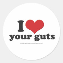 Herz I Ihre Eingeweide Sticker