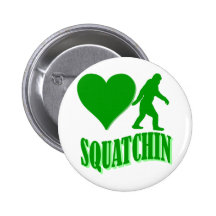 Herz I squatchin Anstecknadelbutton
