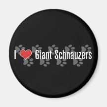 (Herz) Riesenschnauzer I Magnete
