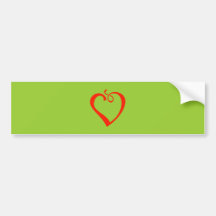 Herz Schleife heart bow Autoaufkleber