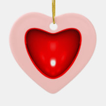 Herz-Verzierung Weihnachtsbaum Ornament